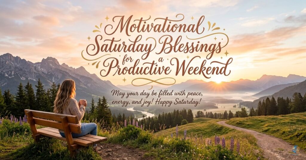 Motivational Saturday Blessings for a Productive Weekend