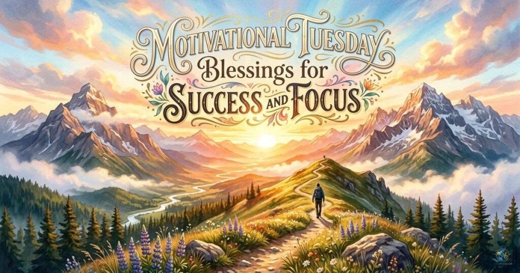Motivational Tuesday Blessings for Success and Focus