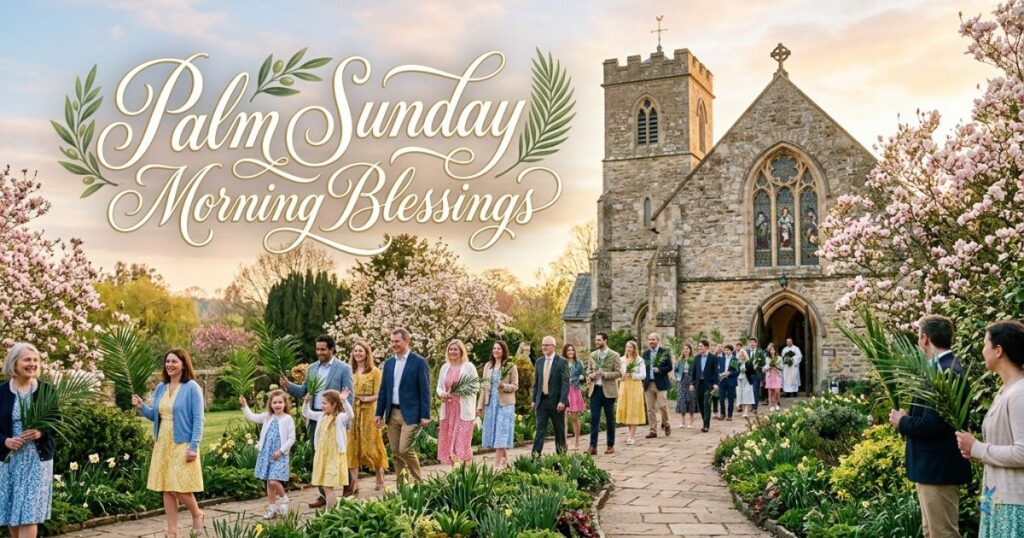 Palm Sunday Morning Blessings