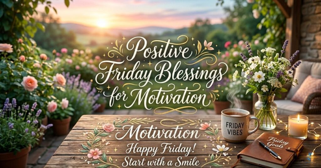 Positive Friday Blessings for Motivation