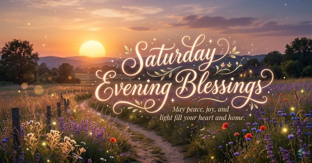 Saturday Evening Blessings