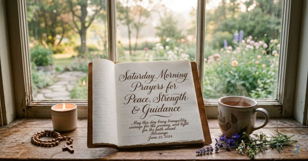Saturday Morning Prayers for Peace, Strength & Guidance