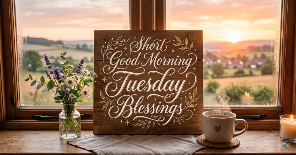 Short Good Morning Tuesday Blessings