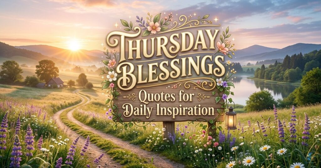 Thursday Blessings Quotes for Daily Inspiration