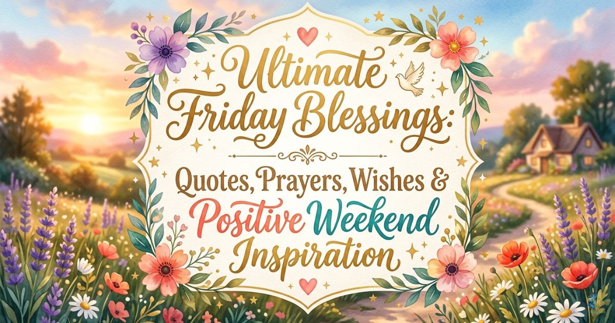 Ultimate Friday Blessings: Quotes, Prayers, Wishes & Positive Weekend Inspiration 