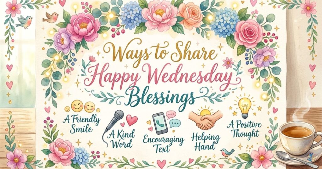 Ways to Share Happy Wednesday Blessings