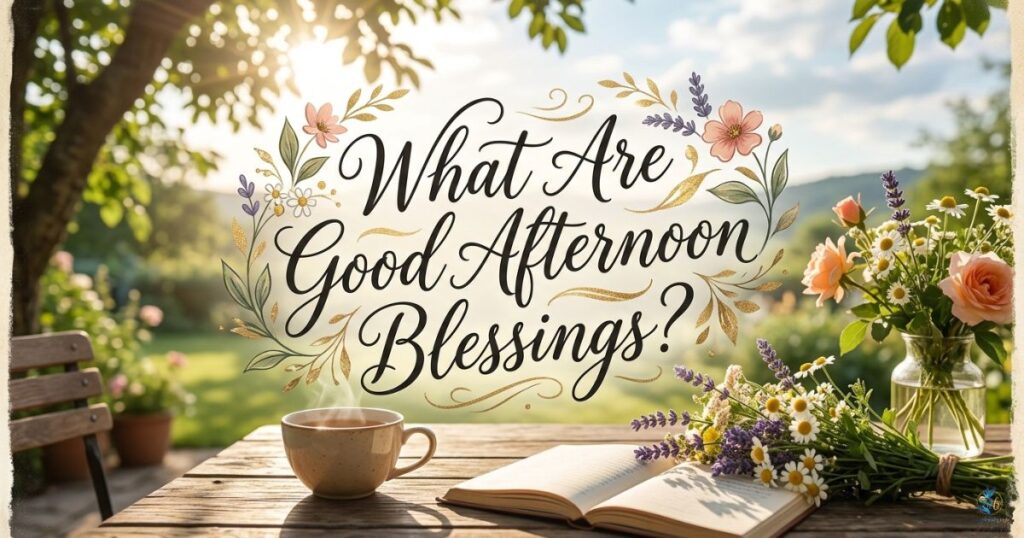 What Are Good Afternoon Blessings?
