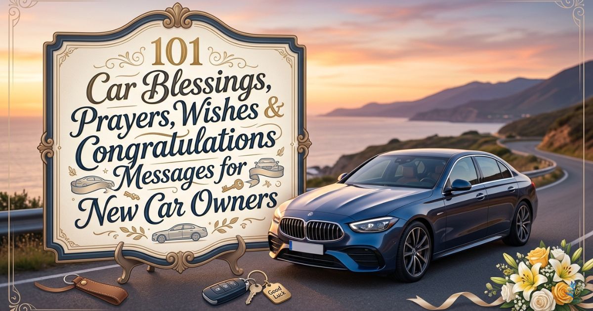 101 Car Blessings, Prayers, Wishes & Congratulations Messages for New Car Owners