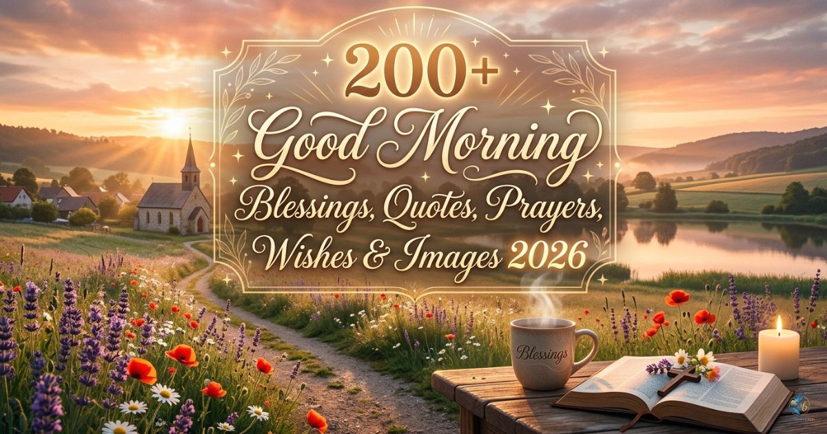 200+ Good Morning Blessings, Quotes, Prayers, Wishes & Images 2026