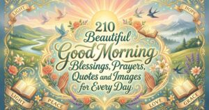 210 Beautiful Good Morning Blessings, Prayers, Quotes and Images for Every Day