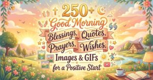 250+ Good Morning Blessings, Quotes, Prayers, Wishes, Images & GIFs for a Positive Start 