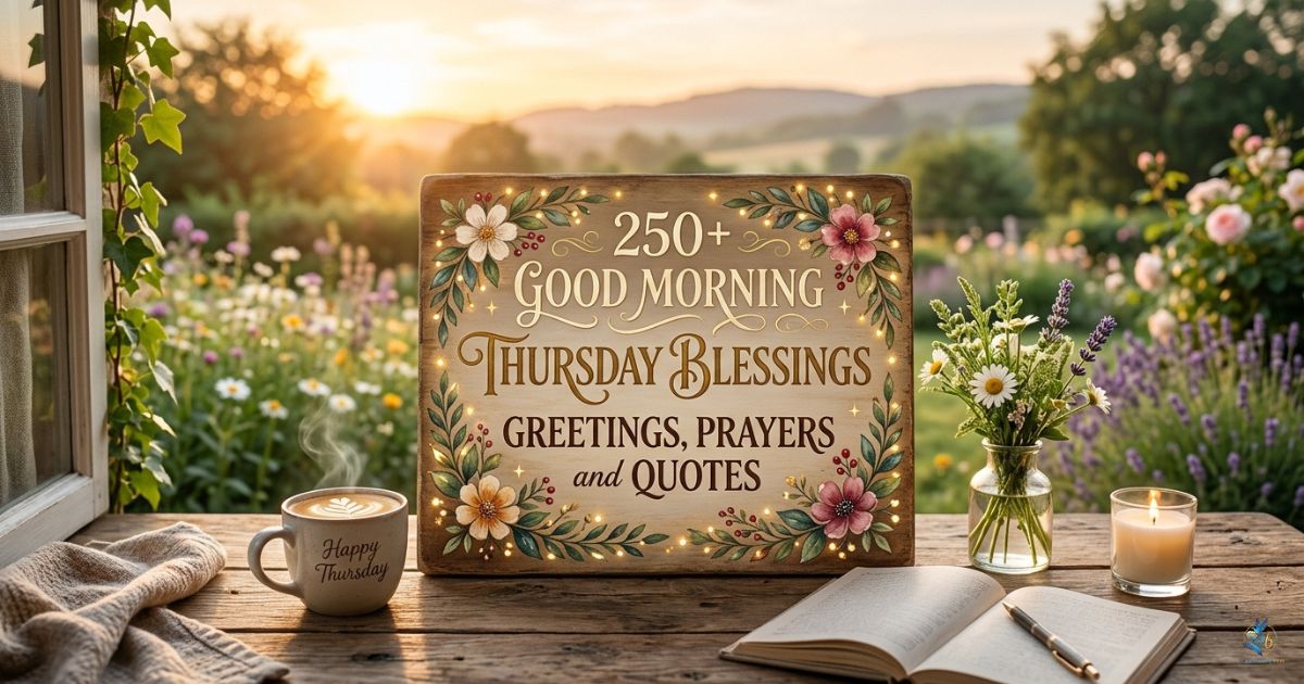 250+ Good Morning Thursday Blessings, Greetings, Prayers and Quotes