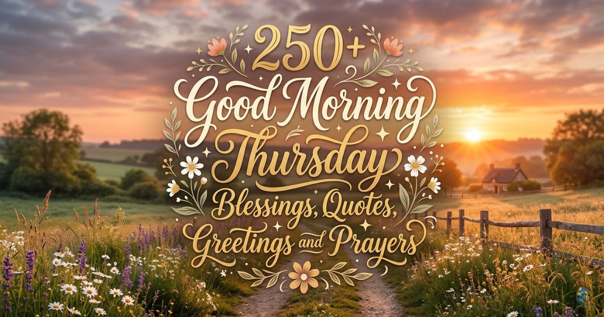 250+ Good Morning Thursday Blessings, Quotes, Greetings and Prayers