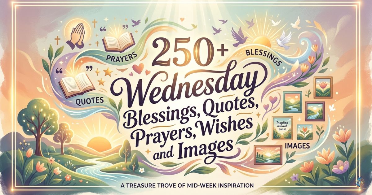 250+ Wednesday Blessings, Quotes, Prayers, Wishes and Images 