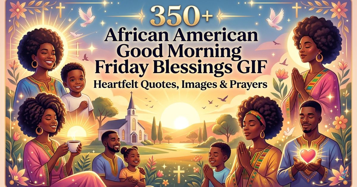 350+ African American Good Morning Friday Blessings GIF: Heartfelt Quotes, Images & Prayers