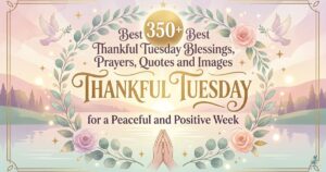350+ Best Thankful Tuesday Blessings, Prayers, Quotes and Images for a Peaceful and Positive Week 
