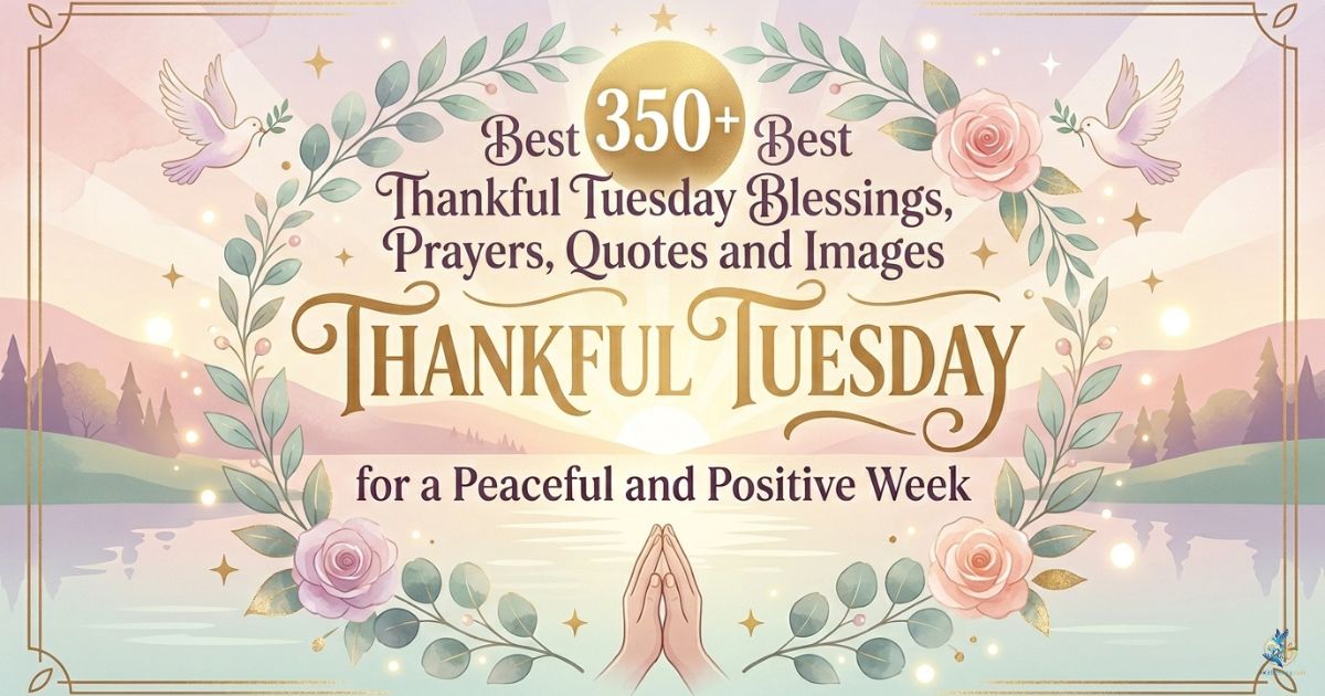 350+ Best Thankful Tuesday Blessings, Prayers, Quotes and Images for a Peaceful and Positive Week 