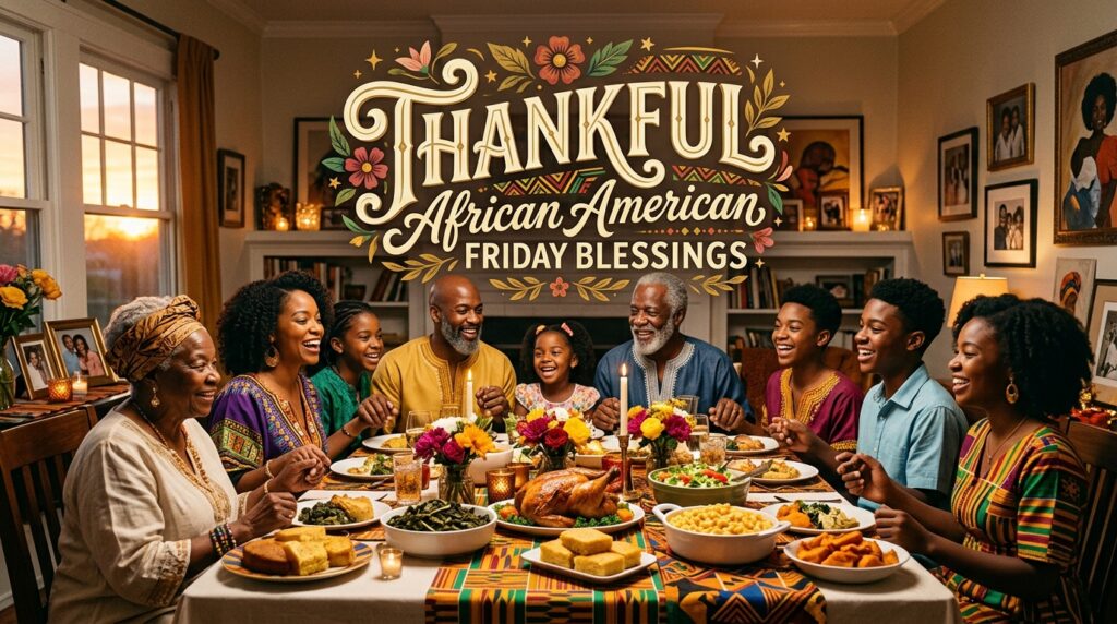 Thankful African American Friday Blessings