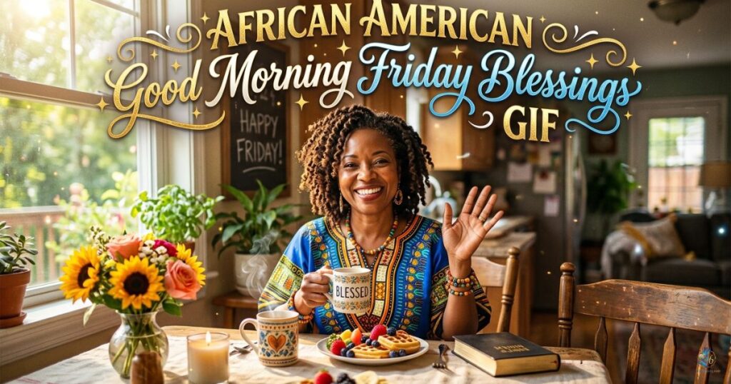 African American Good Morning Friday Blessings GIF