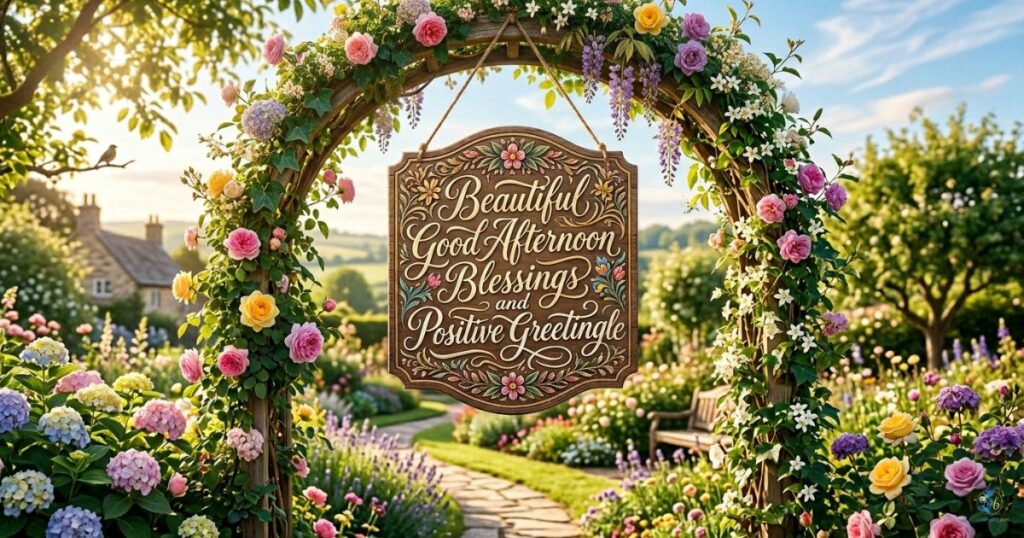 Beautiful Good Afternoon Blessings and Positive Greetings