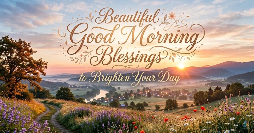Beautiful Good Morning Blessings to Brighten Your Day