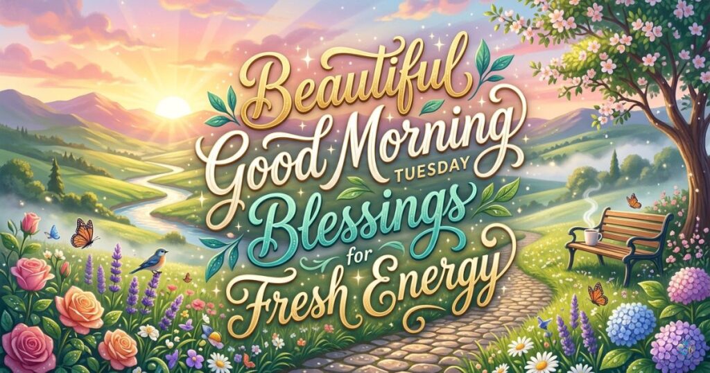 Beautiful Good Morning Thankful Tuesday Blessings for Fresh Energy