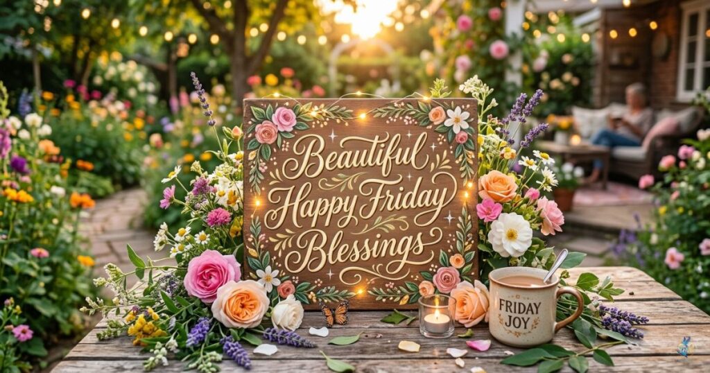 Beautiful Happy Friday Blessings