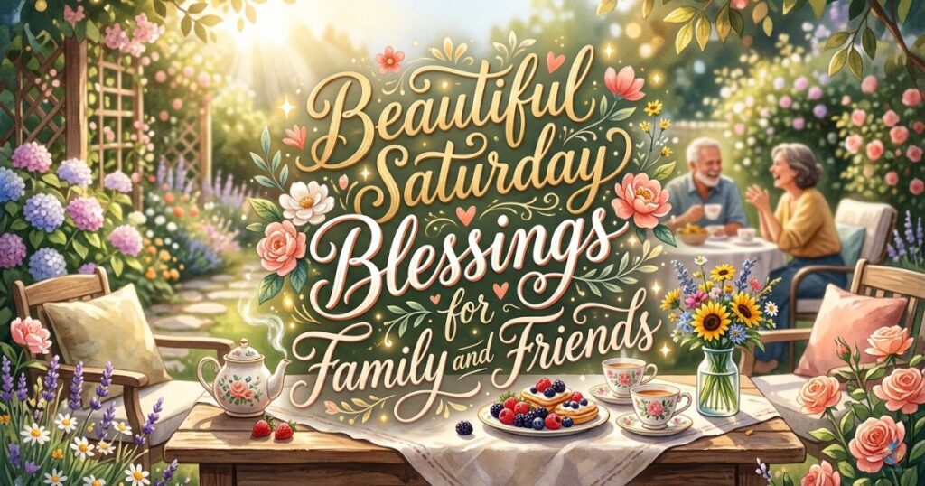 Beautiful Saturday Blessings for Family and Friends