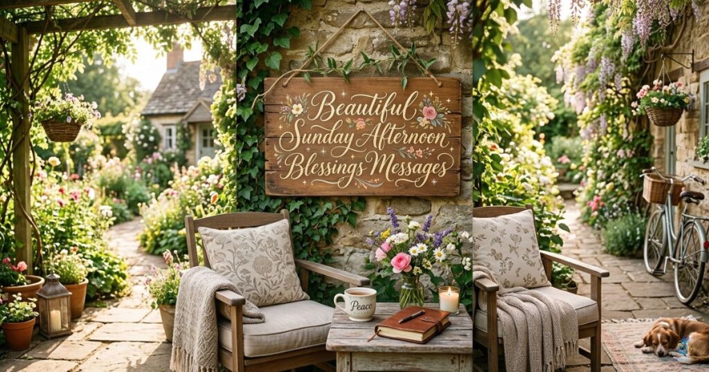 Beautiful Sunday Afternoon Blessings Messages