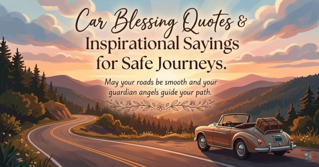 Car Blessing Quotes & Inspirational Sayings for Safe Journeys