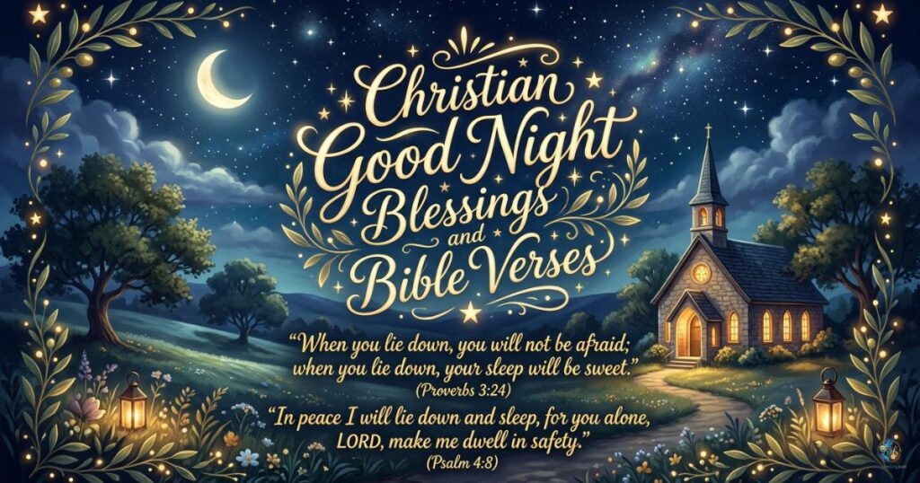 Christian Good Night Blessings and Bible Verses