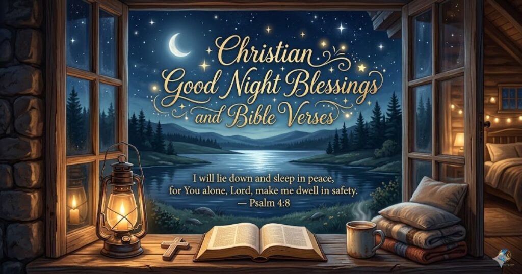 Christian Good Night Blessings and Bible Verses