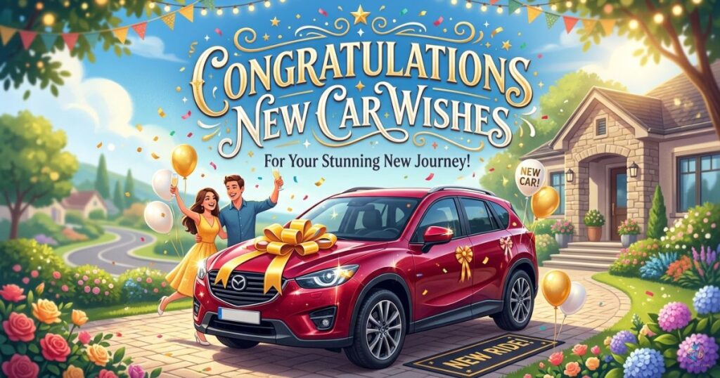 Congratulations New Car Wishes 