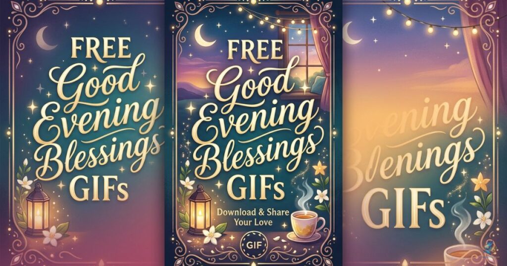 Free Good Evening Blessings GIFs