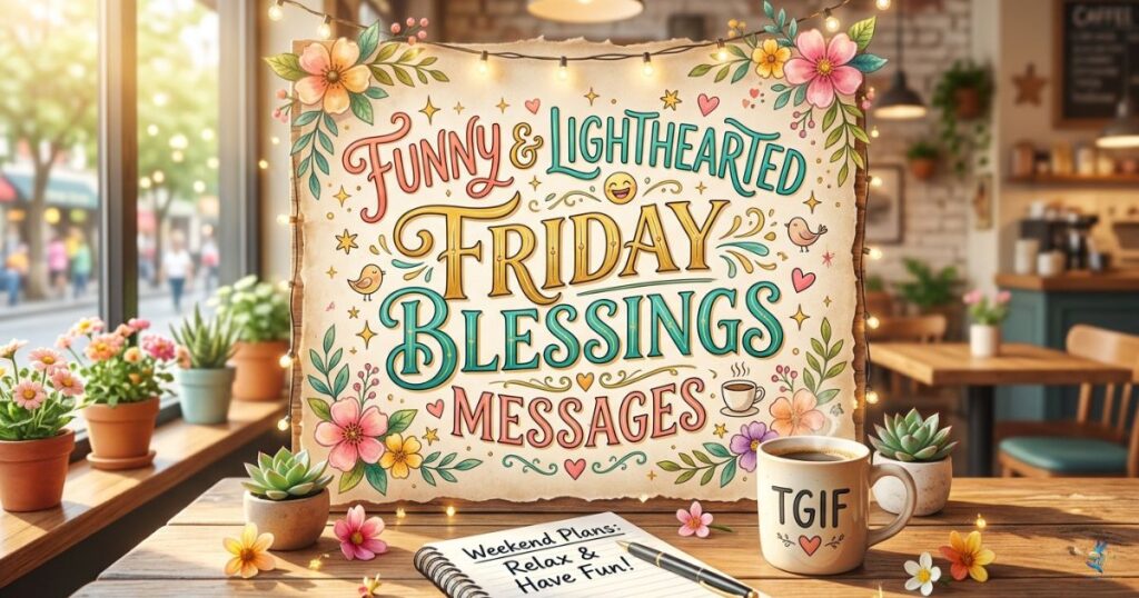 Funny & Lighthearted Friday Blessings Messages