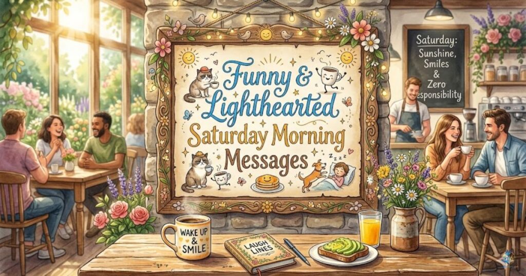 Funny & Lighthearted Saturday Morning Messages