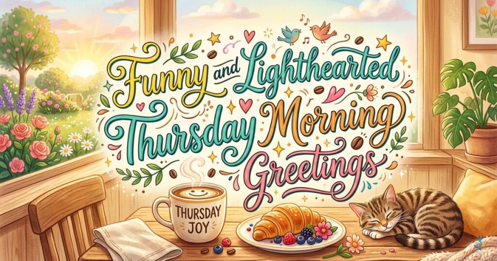 Funny and Lighthearted Thursday Morning Greetings