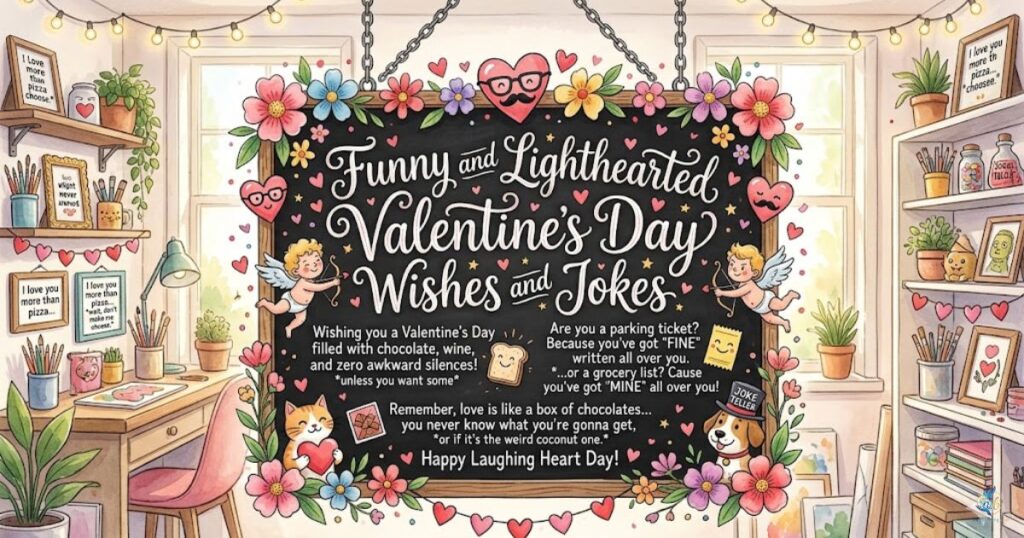 Funny and Lighthearted Valentine’s Day Wishes and Jokes
