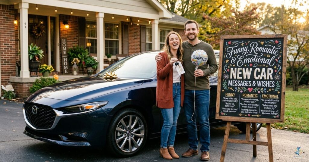Funny, Romantic & Emotional New Car Messages & Wishes