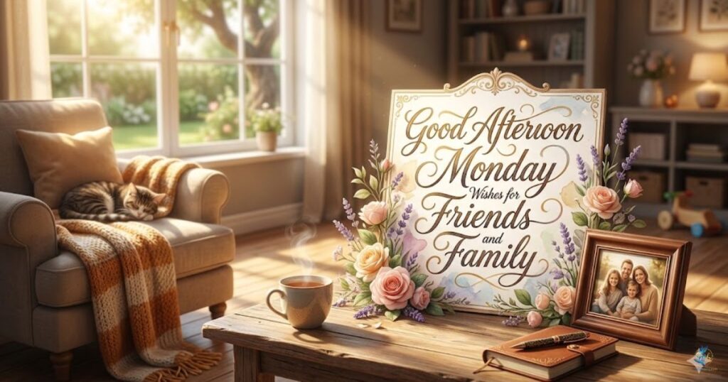 Good Afternoon Monday Wishes for Friends and Family