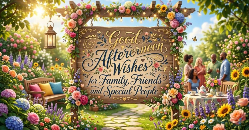 Good Afternoon Wishes for Family, Friends and Special People