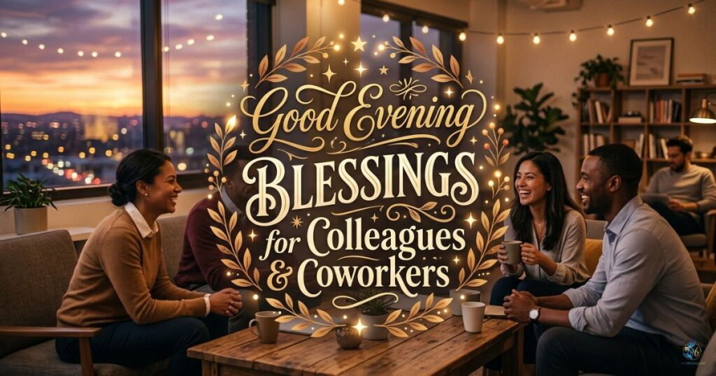 Good Evening Blessings for Colleagues and Coworkers