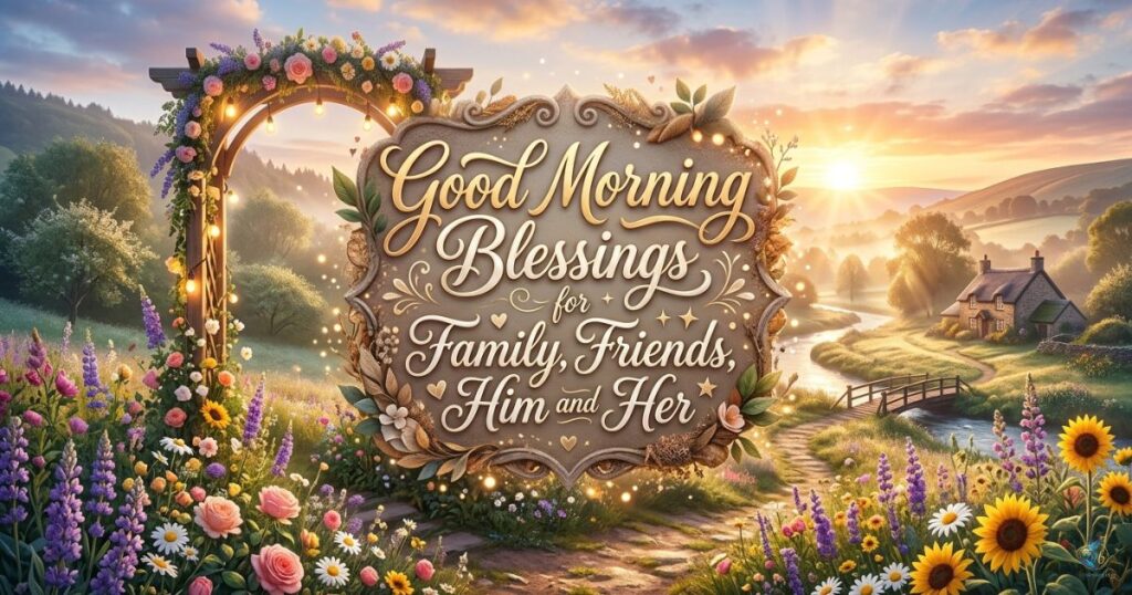 Good Morning Blessings for Family, Friends, Him and Her