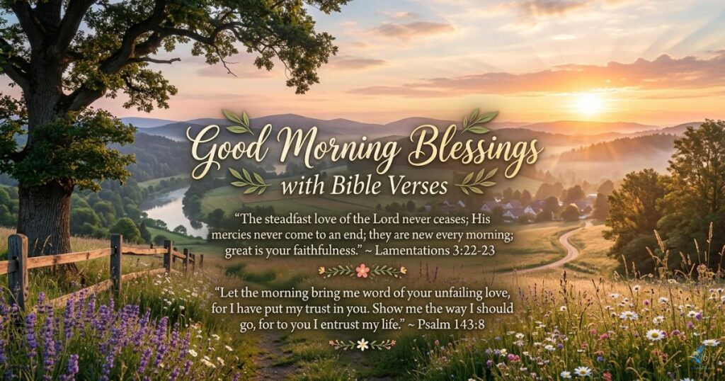 Good Morning Blessings with Bible Verses
