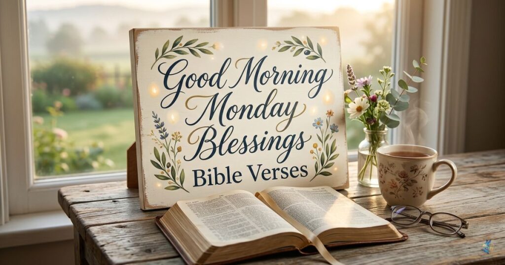 Good Morning Monday Blessings Bible Verses
