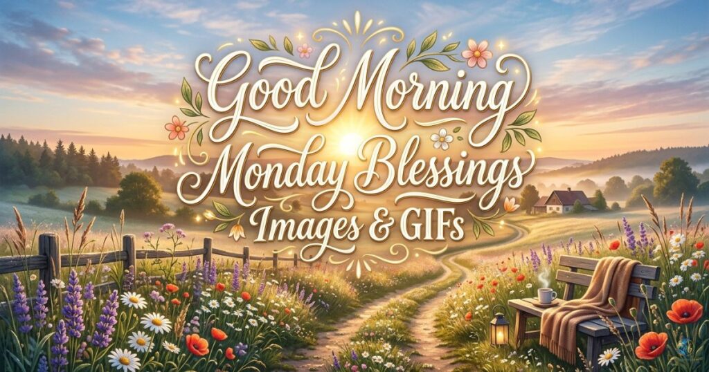 Good Morning Monday Blessings Images & GIFs