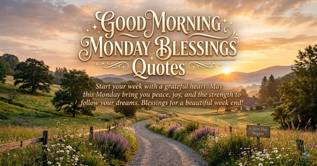 Good Morning Monday Blessings Quotes