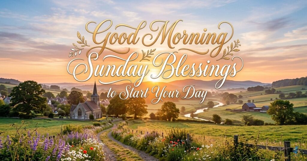 Good Morning Sunday Blessings to Start Your Day