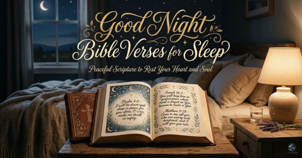 Good Night Bible Verses for Sleep