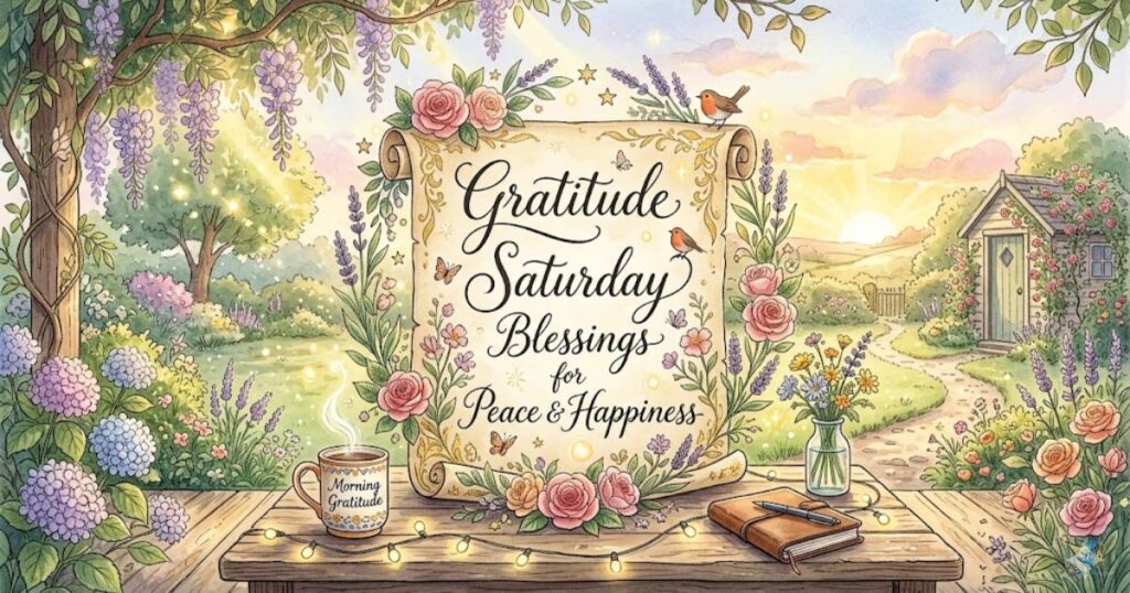 Gratitude Saturday Blessings for Peace & Happiness